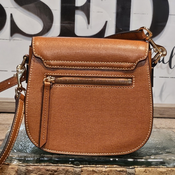 Dooney & Bourke Emerson Saddle Leather Crossbody Bag New - Picture 2 of 8